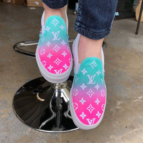 custom vans shoes louis vuitton|louis vuitton female shoes.